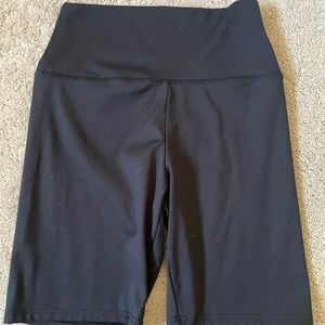black biker shorts